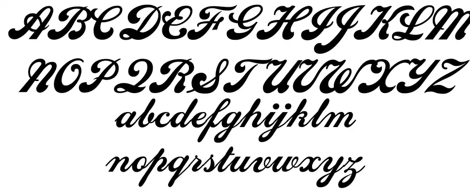 Sedona Script FLFfont specimens