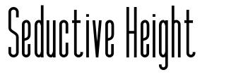 Seductive Height font
