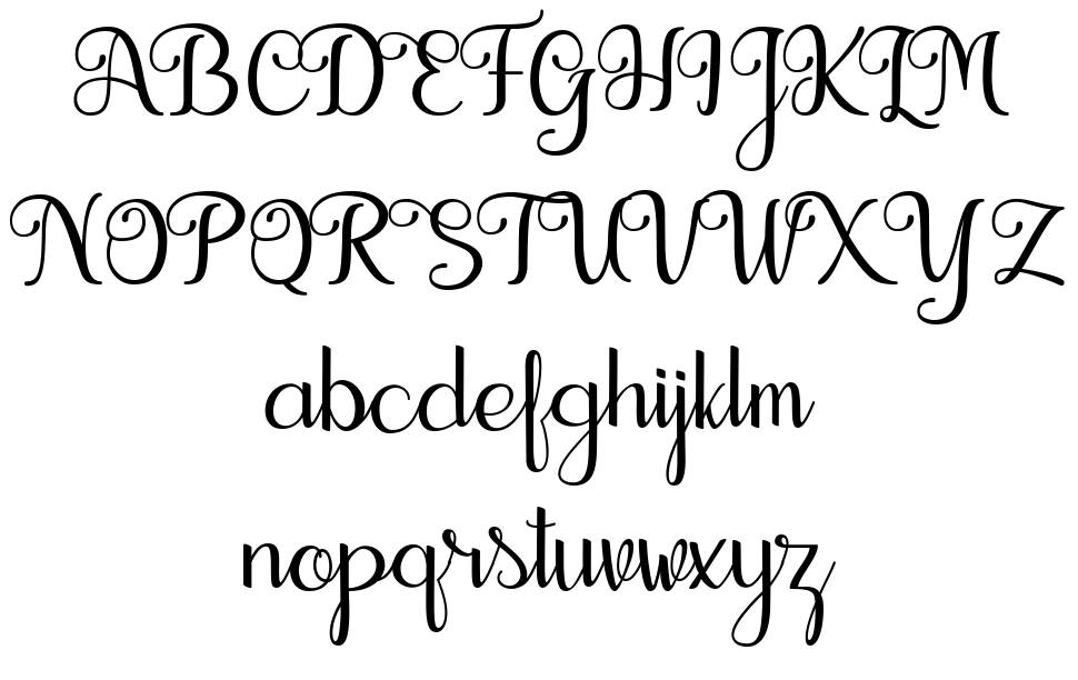 Seelyn font specimens