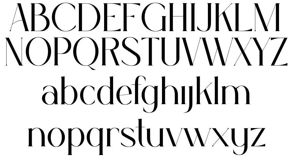 Selina font Örnekler