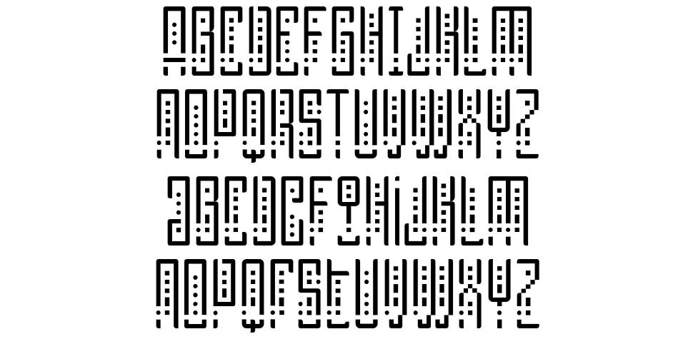 Selknam Unicase font specimens