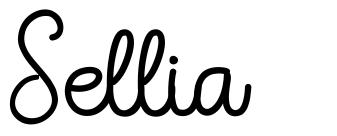 Sellia шрифт