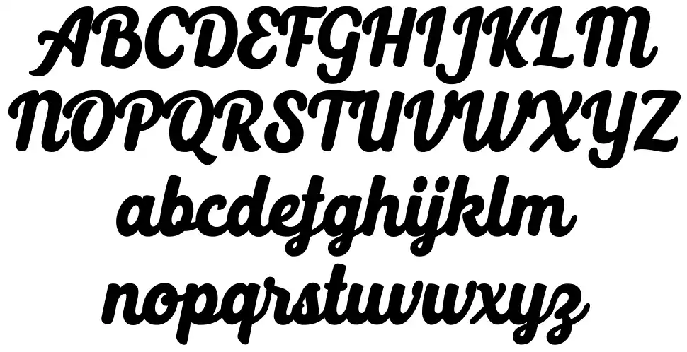 Selphia font Örnekler