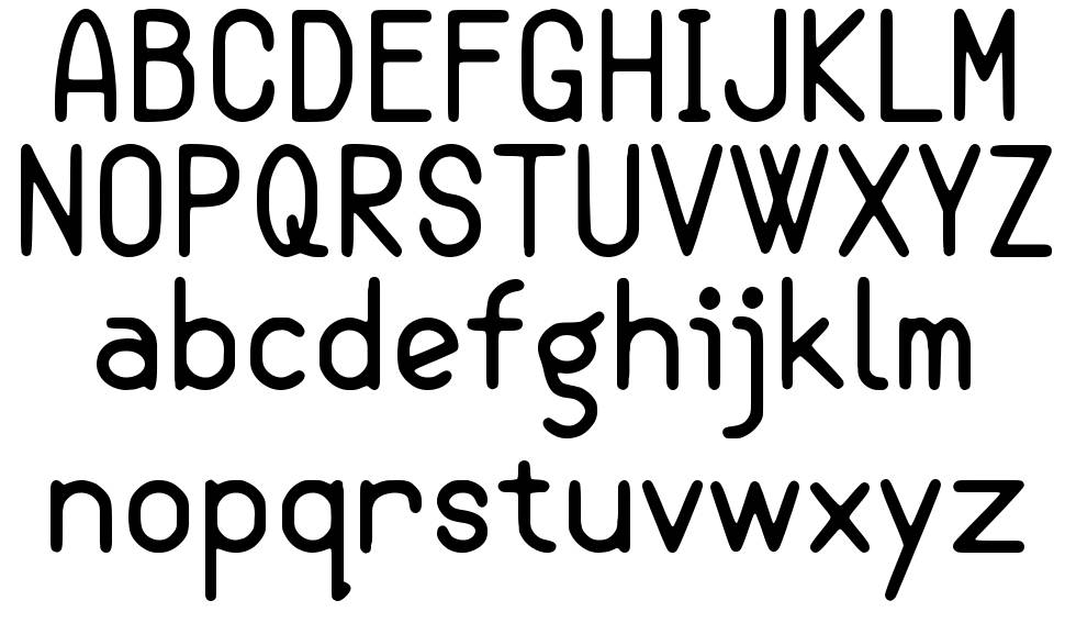Semi Casual font Örnekler