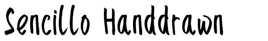 Sencillo Handdrawn шрифт