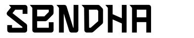 Sendha шрифт