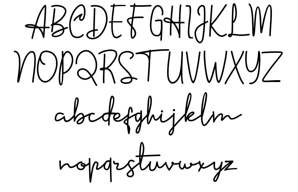 Sennita font Örnekler