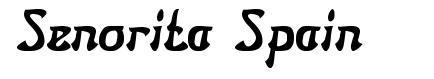 Senorita Spain 字形