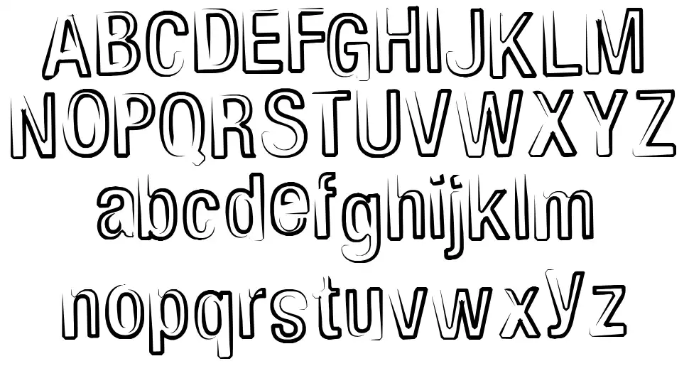 Sensitivity font specimens