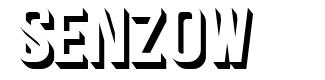 Senzow шрифт