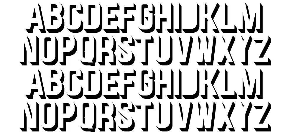 Senzowfont specimens