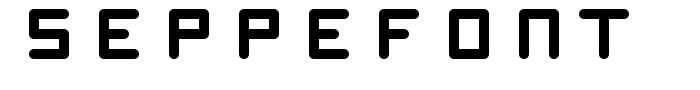 SeppeFont шрифт
