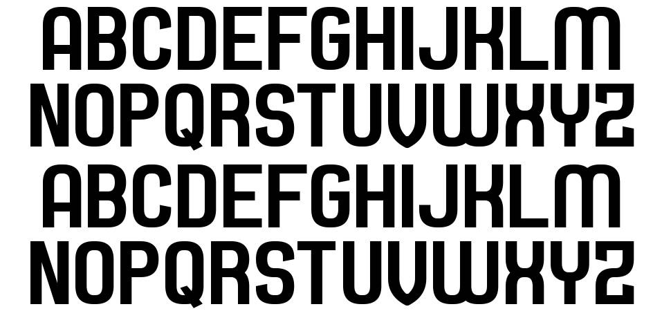 Septacharge font Örnekler