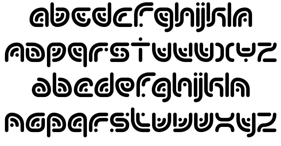 Sequence font specimens