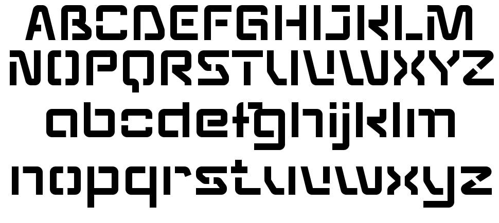 Sequences font specimens