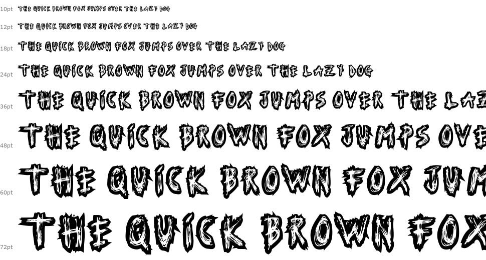 Serial Font шрифт Водопад