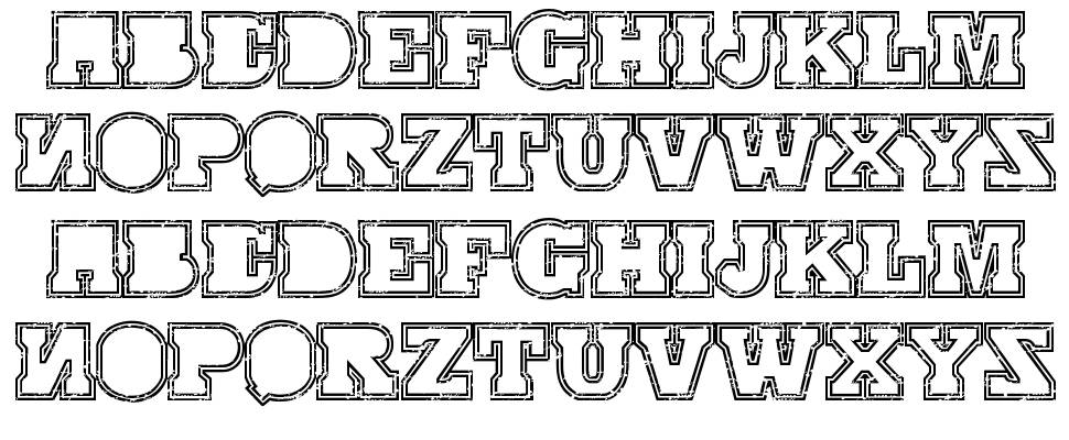 Serial MKV1 font specimens