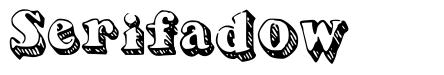 Serifadow czcionka