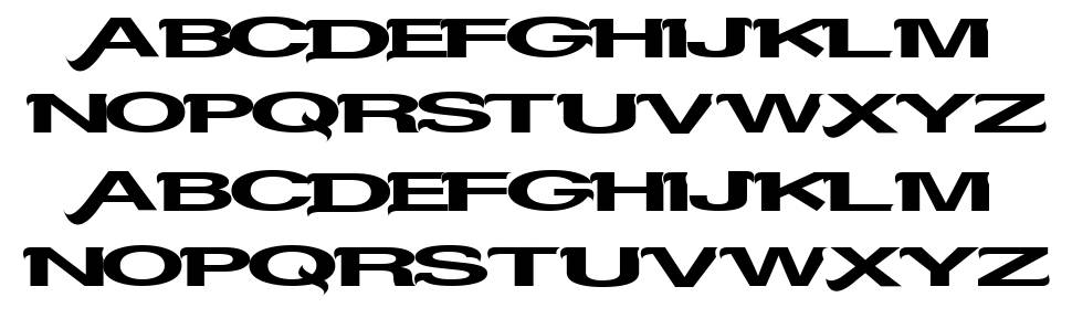 Serifvetika carattere I campioni