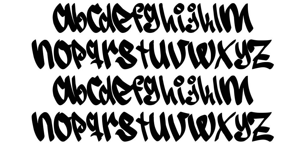 SeroGraff font specimens