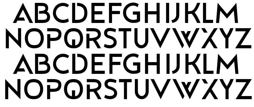 Serona font Örnekler