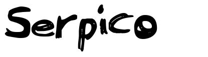 Serpico шрифт