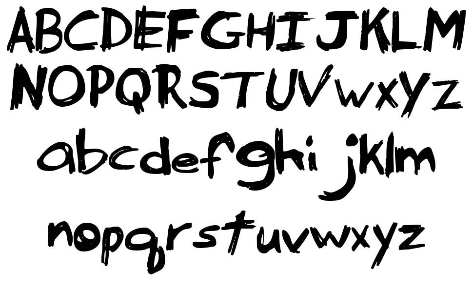 Serpico font specimens