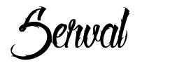 Serval schriftart