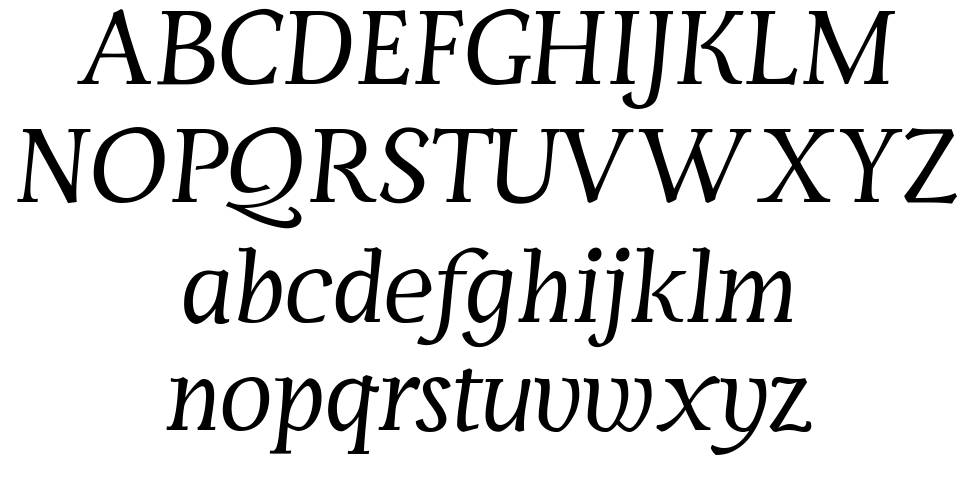 Servus Text Display font specimens