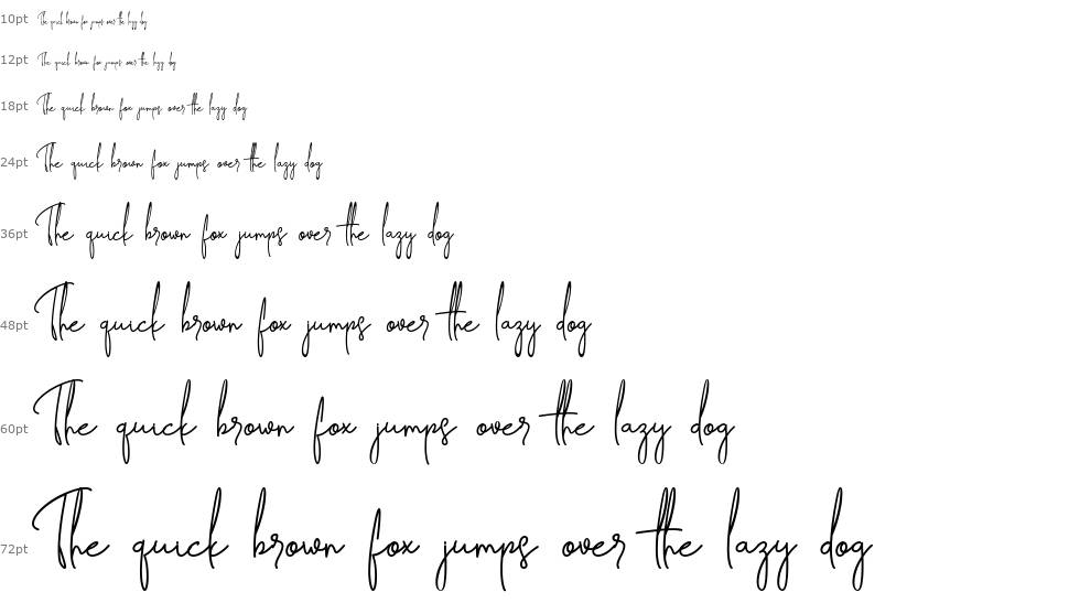 Settiya Script font Şelale