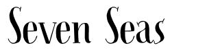 Seven Seas font