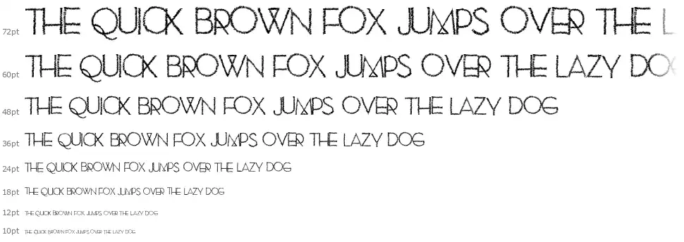 Sew Modernfont waterfall