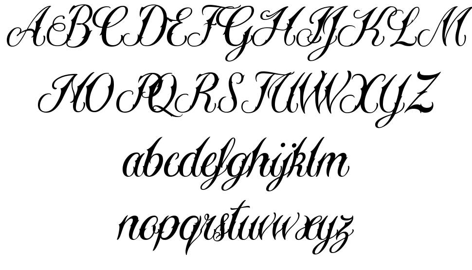 Sewstain font specimens