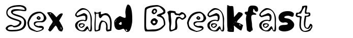 Sex and Breakfast font