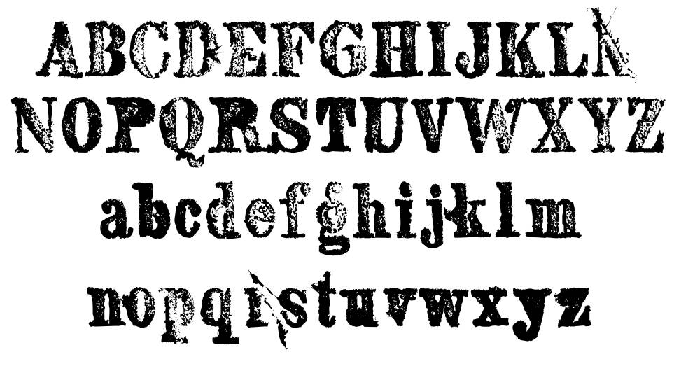 Sexton Serif font specimens