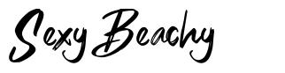 Sexy Beachy písmo