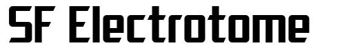 SF Electrotome шрифт