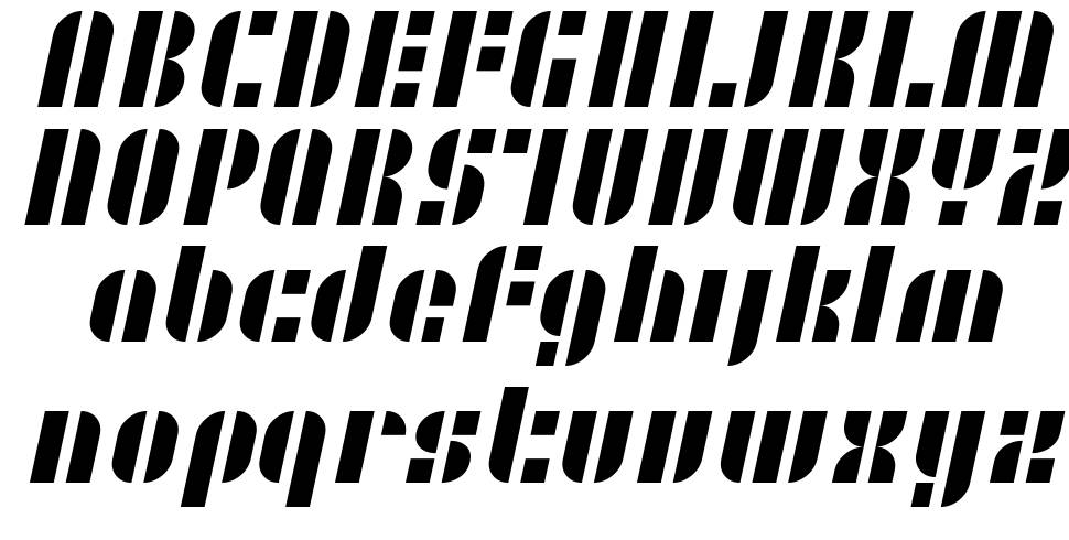 SF Retrosplice font Örnekler