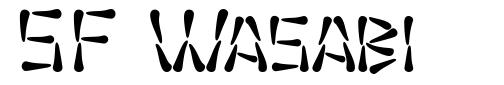 SF Wasabi 字形