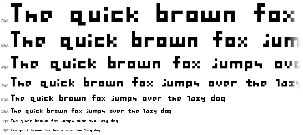 SG08font waterfall
