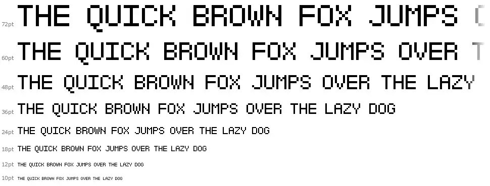 SGK001font waterfall