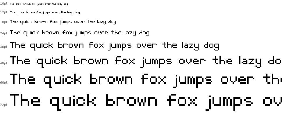 SGK100 font Waterfall