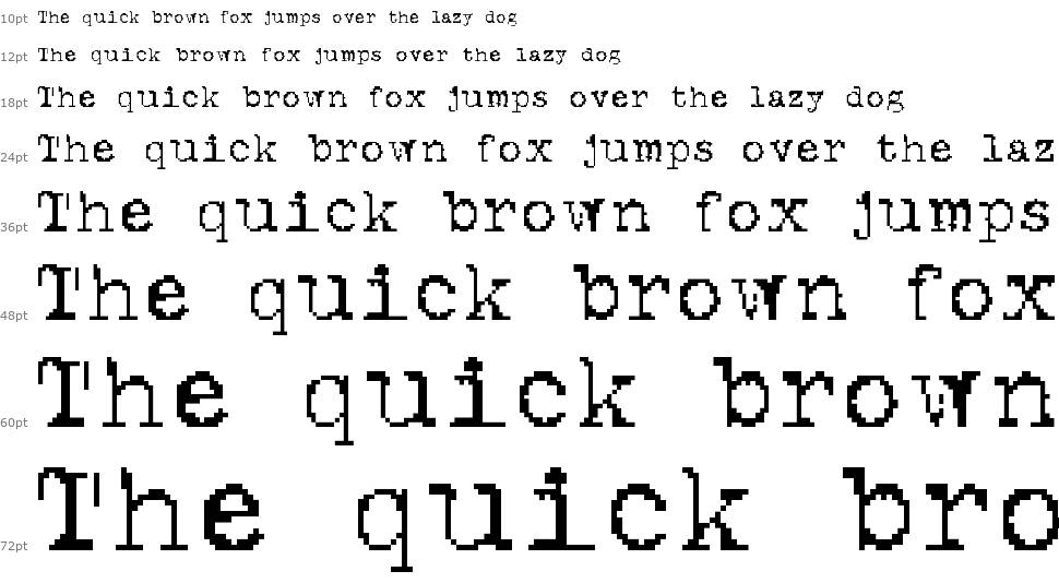 Shabby Typewriter font Şelale