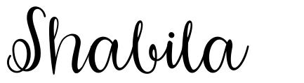 Shabila шрифт