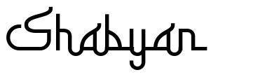 Shabyan písmo