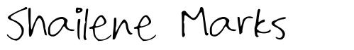Shailene Marks font