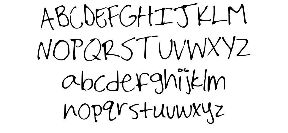 Shailene Marks font specimens