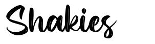 Shakies font