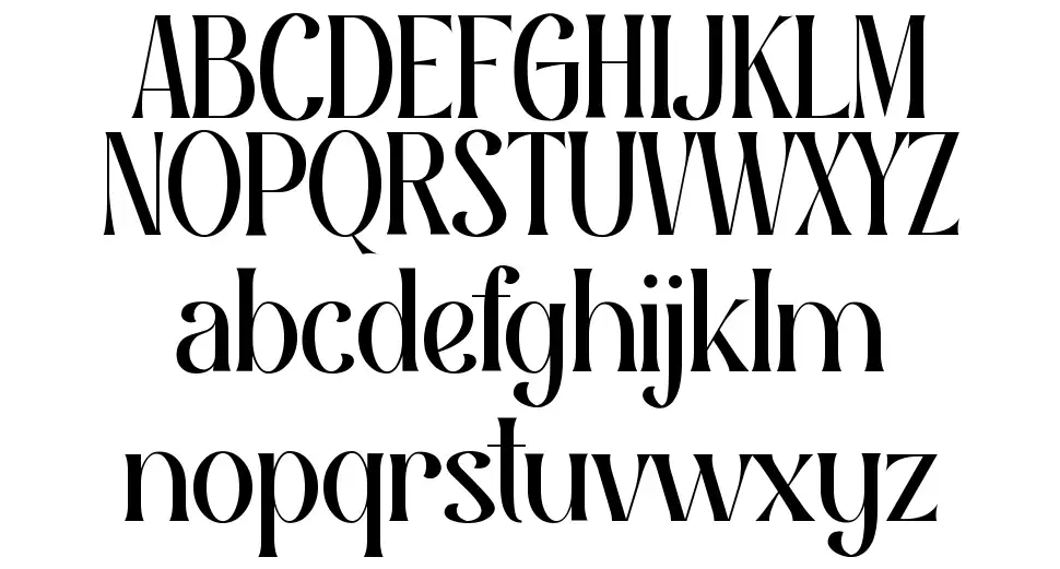 Shalma font specimens