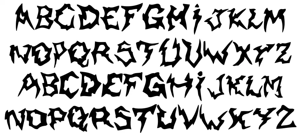 Shaman font Örnekler